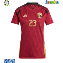 Belgija Arthur Vermeeren #23 Domaci Dres za Ženska EP 2024 Kratak Rukav